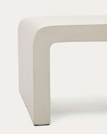 Журнальный столик Aiguablava, 135x65 см, белый цемент