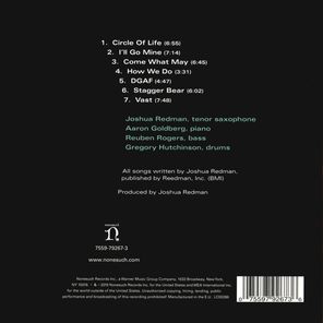 Joshua Redman Quartet / Come What May (CD)