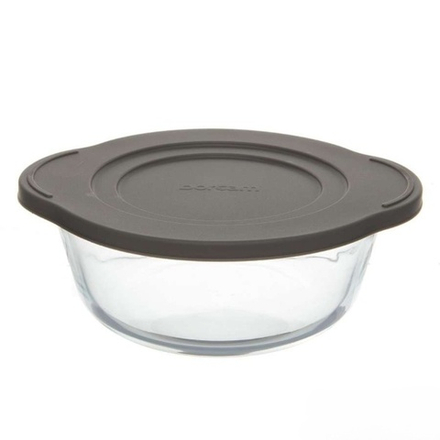 Кастрюля для запекания c серой крышкой 1450 мл, 7.6 см