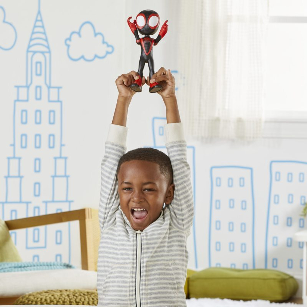 Hasbro Marvel Spidey Amazing Friends - фигурка 23 см Mega Miles Morales: Spider-Man F3988