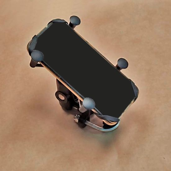 Алюминиевое крепление смартфона X-CLIP на руль велосипеда, мотоцикла, квадроцикла, снегохода