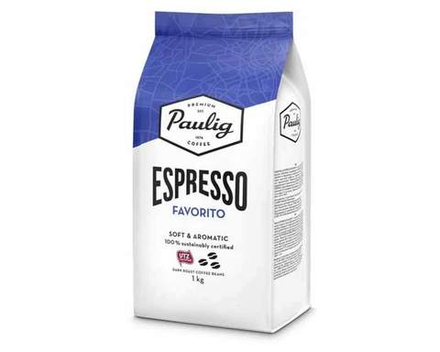 Кофе в зернах Paulig Espresso Favorito, 1 кг  (Паулиг)