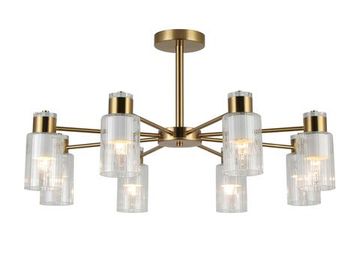 74589/8 ANTIQUE BRASS+WHITE (1) Люстра (RL)