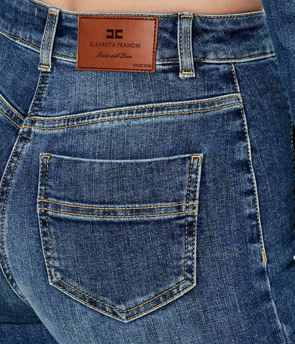 Джинсы Elisabetta Franchi - голубой(PJ83D51E2)