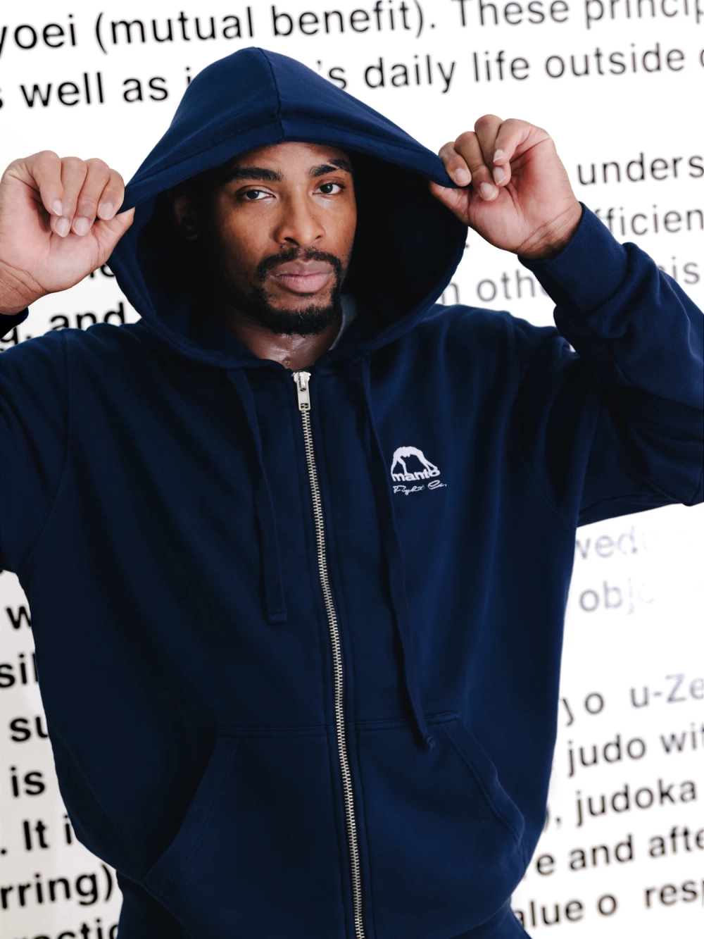 Толстовка MANTO FIGHT COMPANY синяя