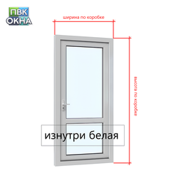 Пластиковая дверь входная KBE