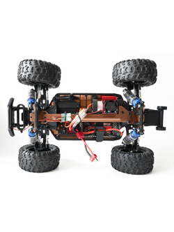 Радиоуправляемый монстр Remo Hobby (зеленый) 4WD 2.4G 1/14 RTR