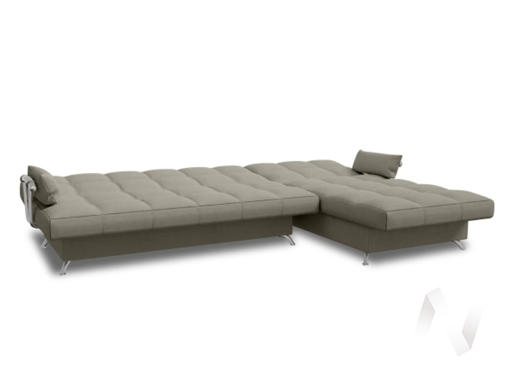 Диван угловой Финка ДКУ с хром. бок (Bremen 02; 4 категория)