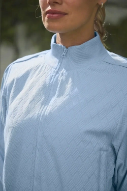 Alo yoga Жакет на молнии, светло-голубой