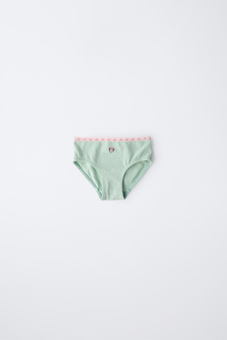 ZARA НАБОР ИЗ ДВУХ ТРУСОВ С ПРИНТОМ MINNIE MOUSE © DISNEY, РОЗОВЫЙ