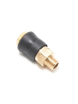 Быстроразъем пневматический с клапаном, наружная резьба 1/4''(ONE TOUCH) Forsage F-SE6-2SM