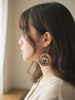 Серьги Ёжик