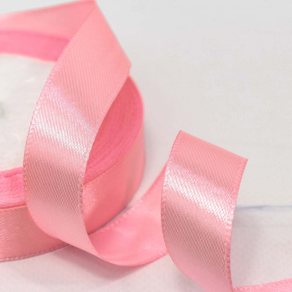 Лента Атласная 2см х 28м Сатин (Розовый)