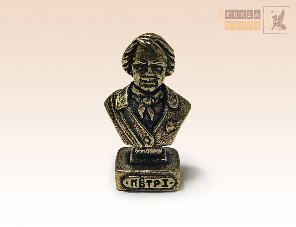 фигурка бюст Петр 1 малый