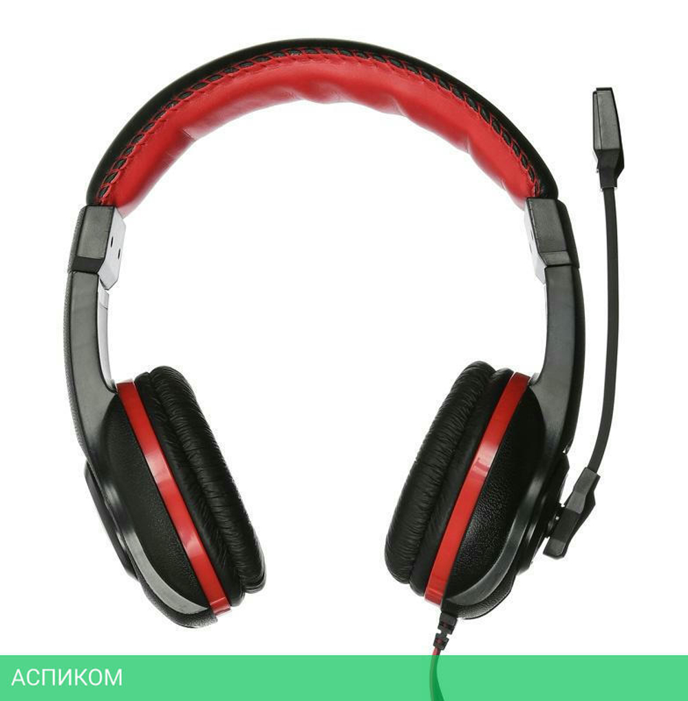 Наушники Oklick HS-L200 черный/красный (359484)