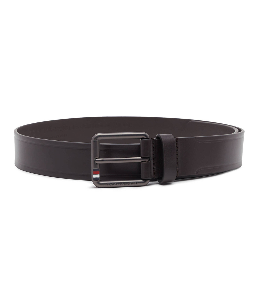 Кожаный ремень Tommy Hilfiger - коричневый(AM0AM12066)