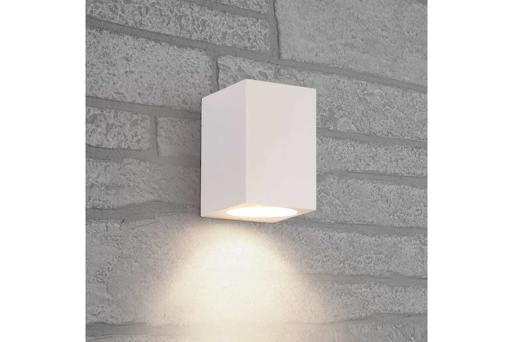 Светильник архитектурный DH050, на стену, GU10 230V, белый Feron