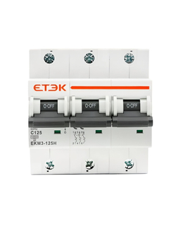Автоматический выключатель 3P 125A (С) 10кА, 1 шт.