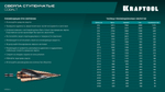 KRAFTOOL COBALT 6-30мм, 13 ступеней, азотирование, винтовая спираль, сверло ступенчатое(29691-6-30-13)