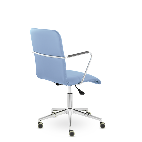 Кресло Честер GTР хром S-0420 (светло-голубой)