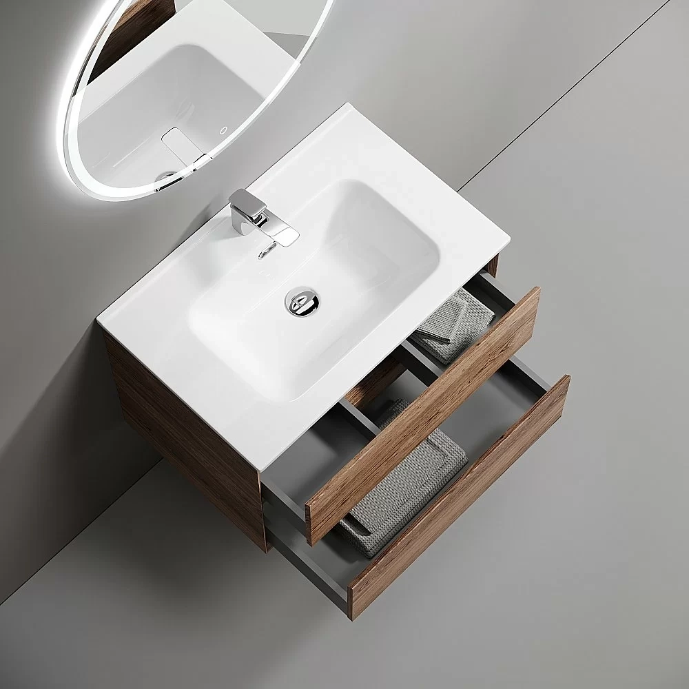 Тумба с раковиной Sancos Marmi 2.0 70 MR2.070ECH дуб чарльстон