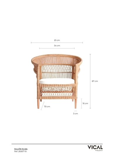 Кресло уличное Elna La Forma Испания 