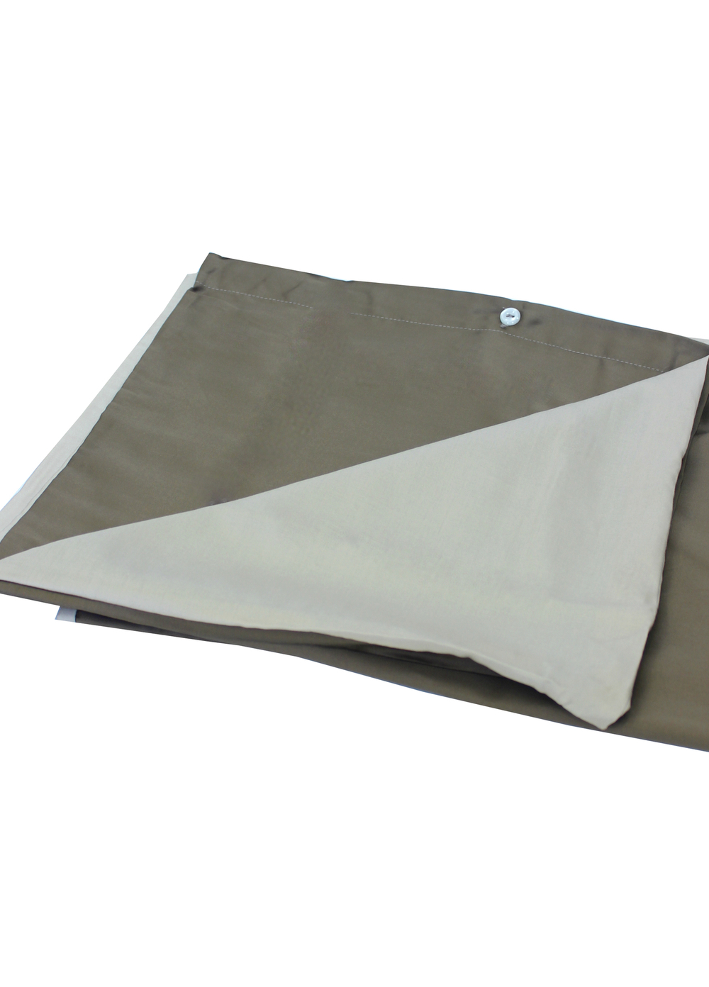 Постельное белье 1.5 спальное Caleffi Raso темно-коричневое/коричневое