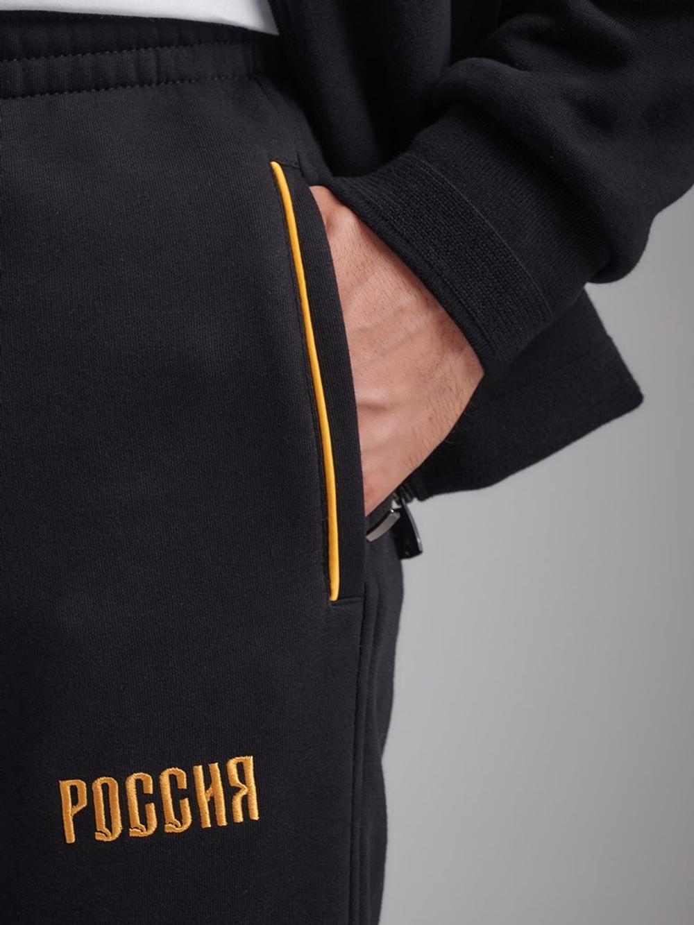Спортивный костюм Россия 12M-RT-1819 черный