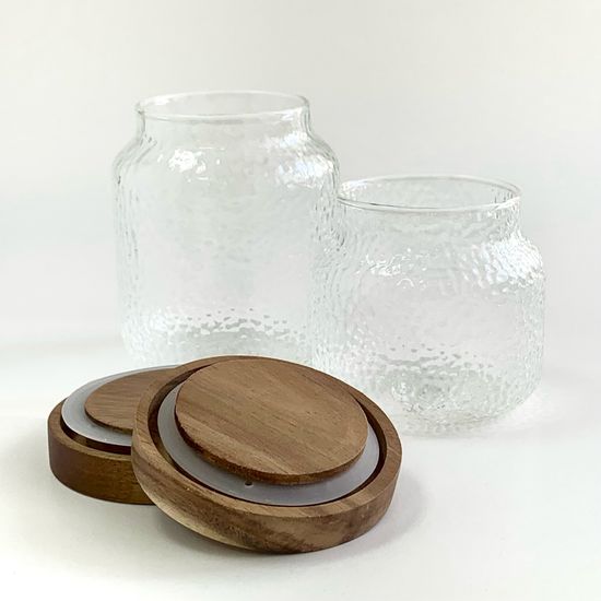 Банка для сыпучих продуктов «Эко», 600 мл, 9×12 см