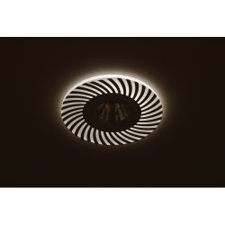 DK LD32 BK /1 Светильник ЭРА декор cо светодиодной подсветкой MR16, 220V, max 11W, черный