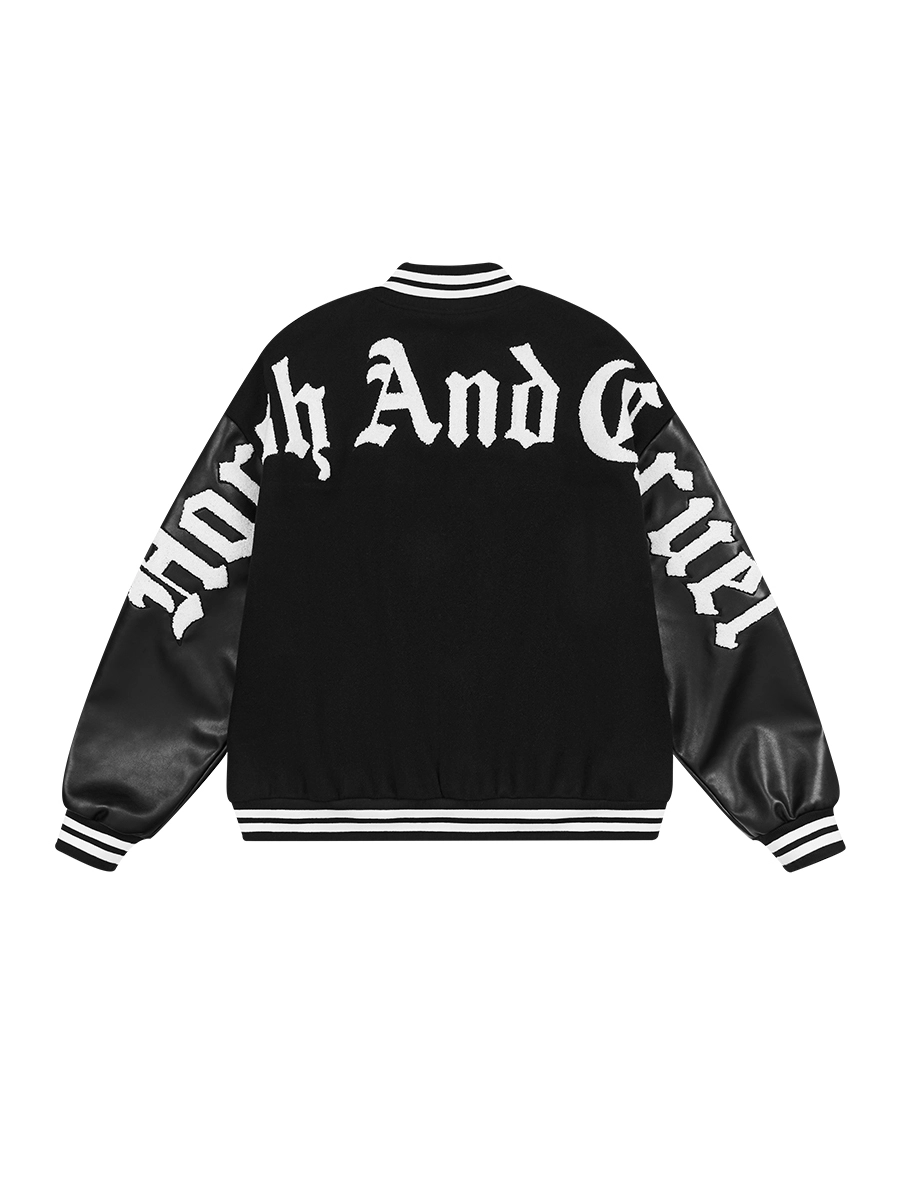 Бомбер HARSHandCRUEL  "Gothic Logo" Varsity Jacket