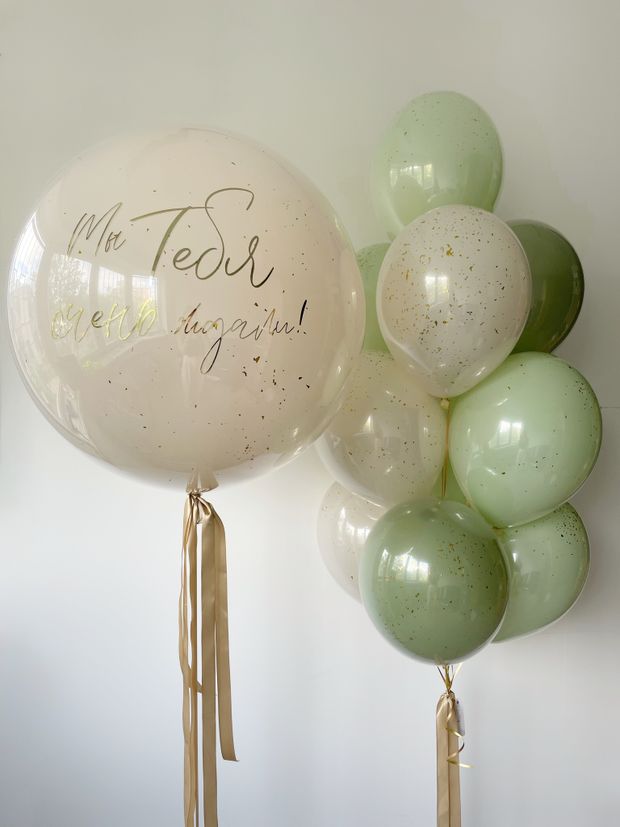 Воздушные шары на выписку для мальчика №8109