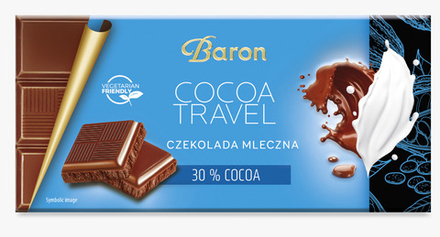 Baron молочный шоколад Cocoa Travel 90г