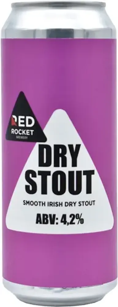 Пиво Рэд Рокет Драй Стаут / Red Rocket Dry Stout 0.45 - банка