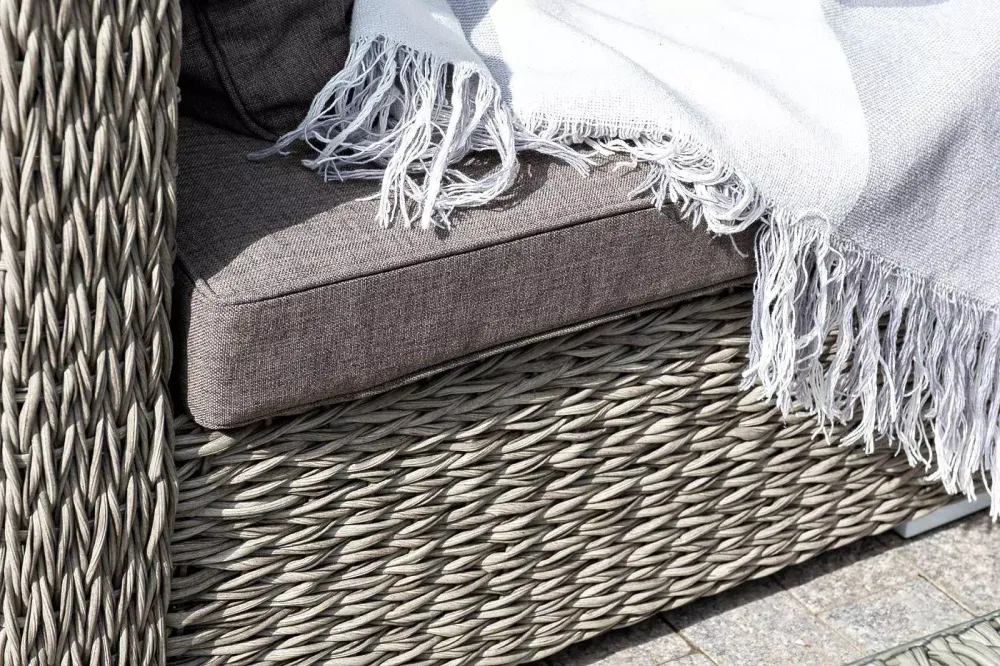 "Лунго" модуль диванный угловой с подушками, цвет серый (гиацинт)