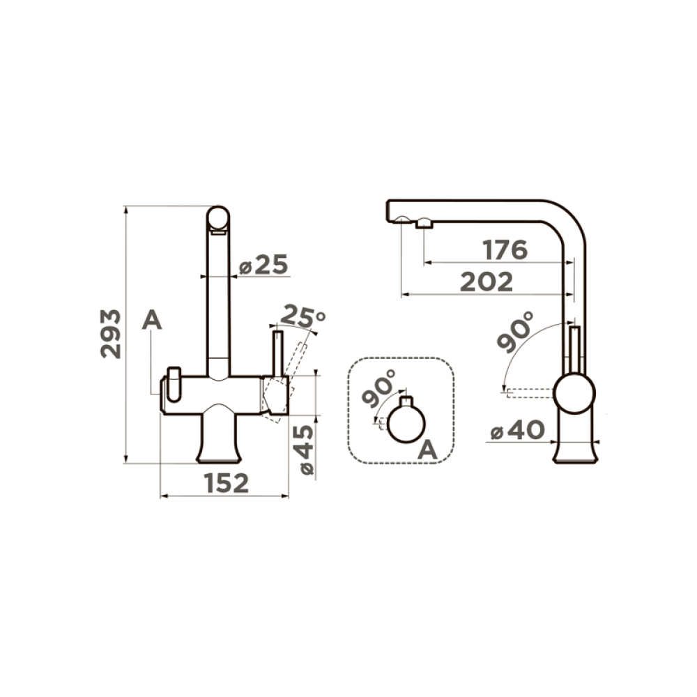 Кухонный смеситель Omoikiri Hotaru-C-BE