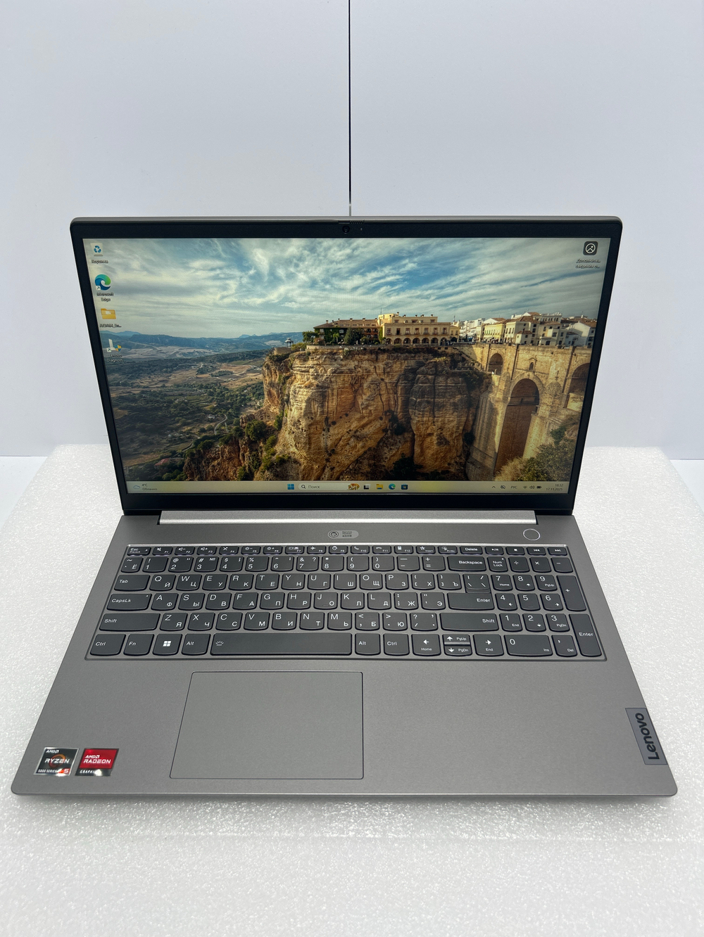 Ноутбук Lenovo ThinkBook 15 G3 ACL (21A40034RU) 15.6"/AMD Ryzen 5 5500U/RAM 8 GB/SSD 256 GB/AMD Radeon Graphics/1920х1080/IPS/DOS/Подсветка - кл:LED/серый. Состояние: B1