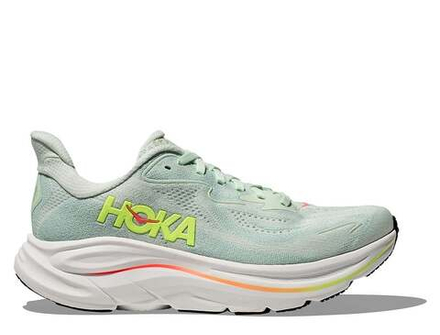 Женские кроссовки для бега Hoka Clifton 10 W светло-зелёные
