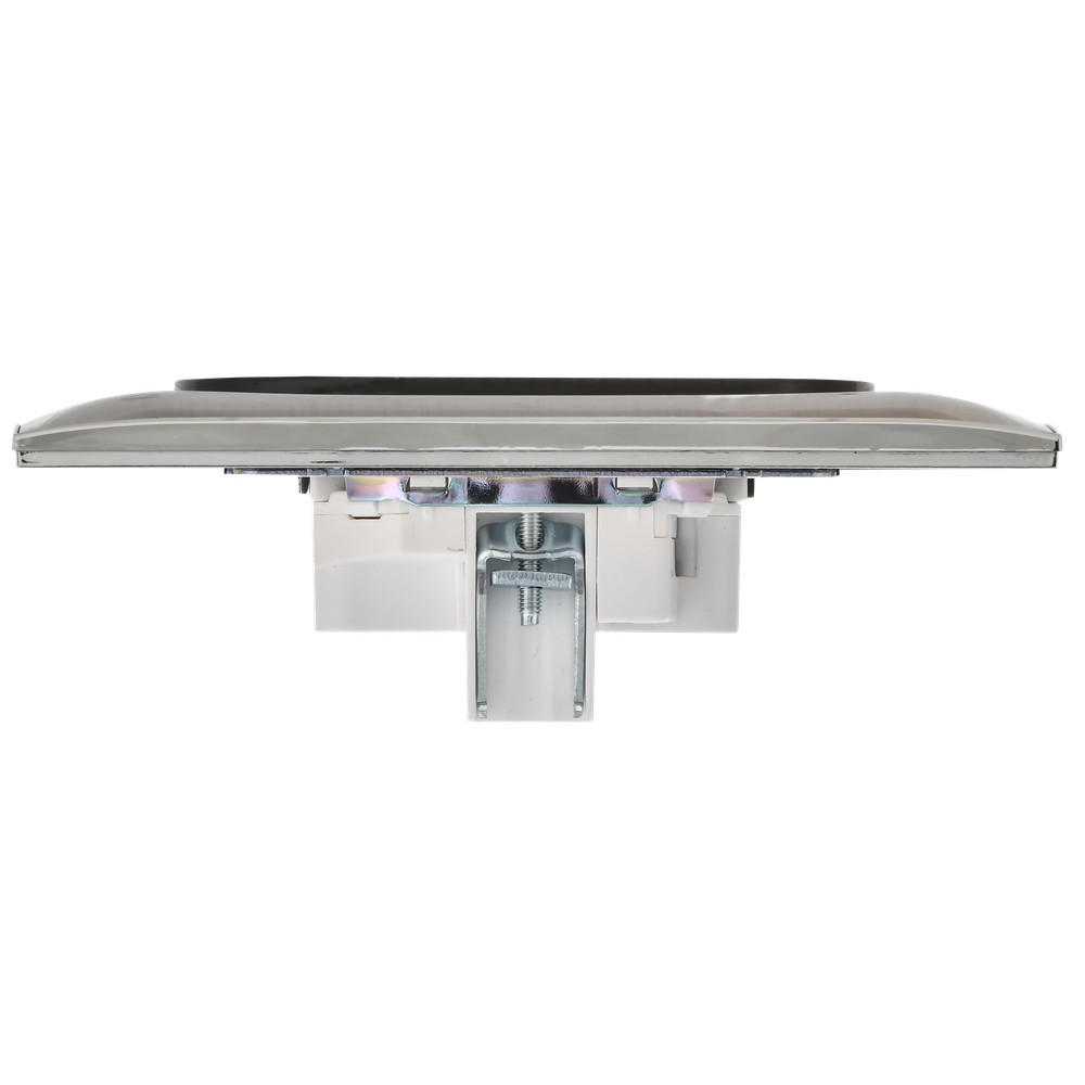 SKANDY Розетка 2-местная без заземления без защитных шторок 10А в сборе SK-R10N металл никель IEK