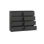 МС Мадера Комод 1200.8  990х1200х400 (лдсп графит новый)