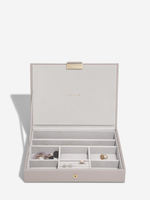 Органайзер для украшений Stackers Classic Jewellery Box Lid - Taupe Woven (Sage Green / светло-зеленый / Sage Green)