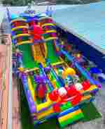 Коммерческий надувной батут «Мега риф 2», 14*7*8 м