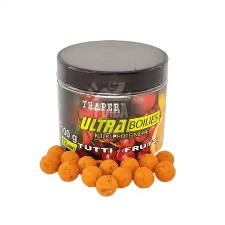 Бойлы тонущие Traper Ultra Тутти-фрутти 100г 12мм