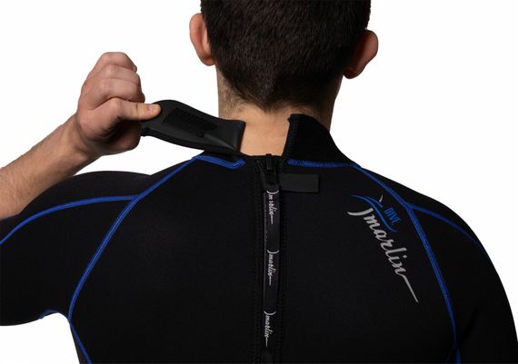 Гидрокостюм Marlin Malibu Shorty Man черно-синий 2,5 мм