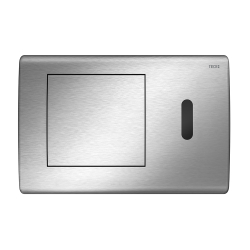 Металлическая панель смыва для унитаза TECEplanus с ИК-сенсором, батарея 6 В, (нержавеющая сталь сатин)