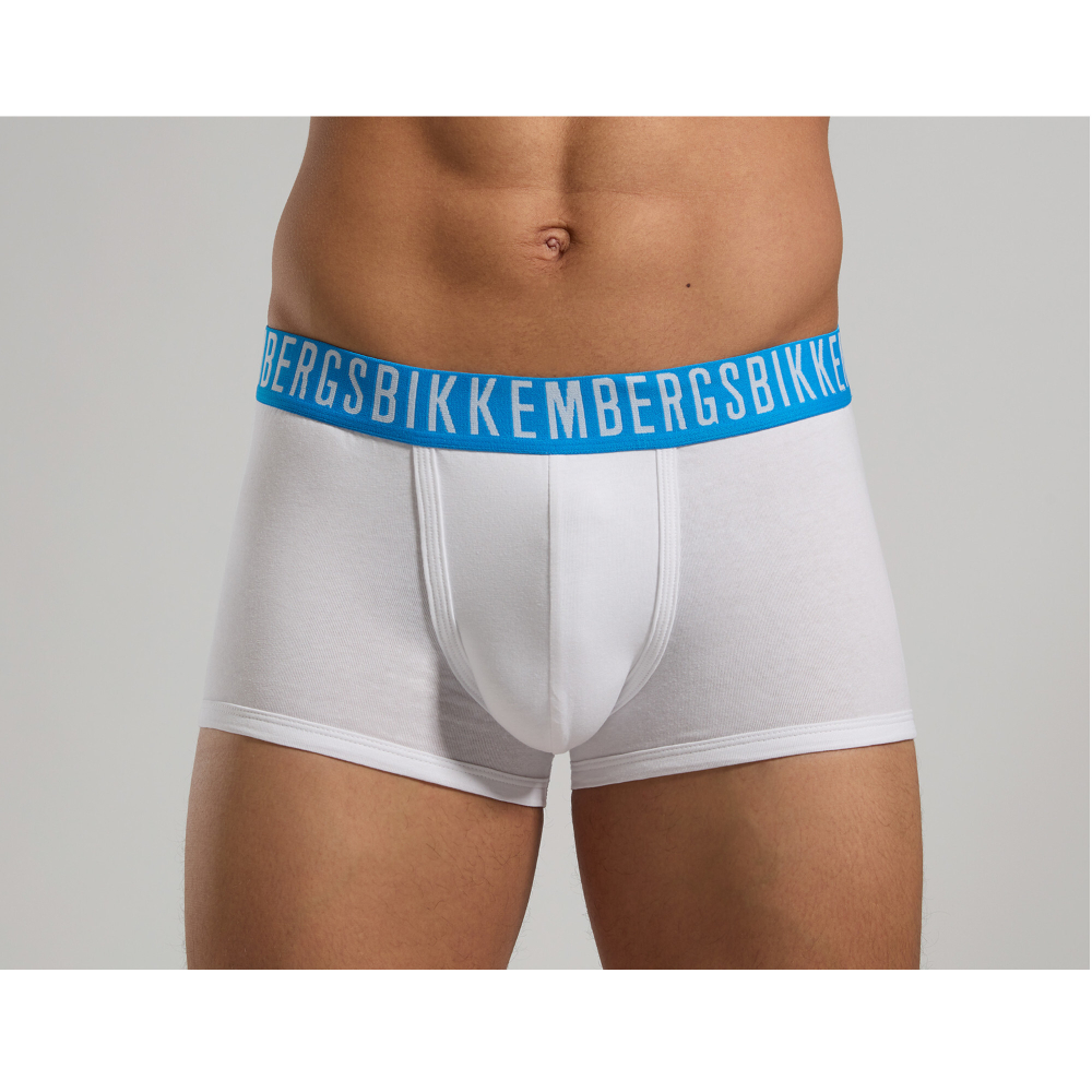 Мужские трусы хипсы (черный, темно-синий, белый) набор 3 в 1 Bikkembergs FASHION COTTON BKK1UTR09TR/3