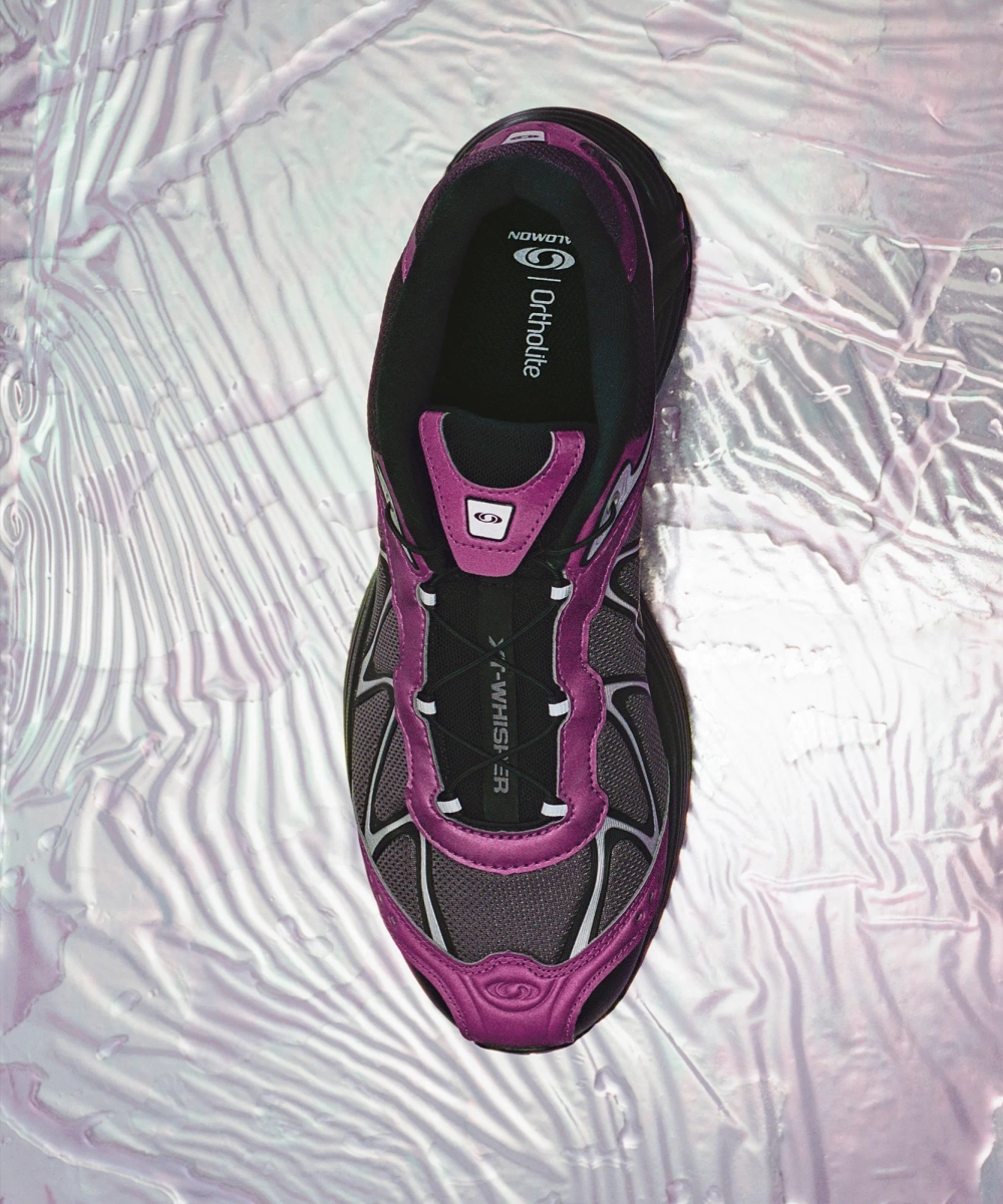 Salomon XT-WHISPER IRIDESCENT Black / Hollyhock / Plum Perfect