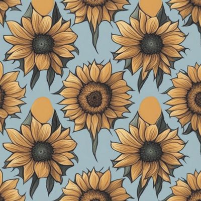 Паттерн подсолнухи