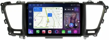 Магнитола для KIA Carnival 3 2014-2020 (большая рамка) - FarCar 9550F2 на Android 13, 2K QLED, ТОП процессор, CarPlay, 4G SIM-слот