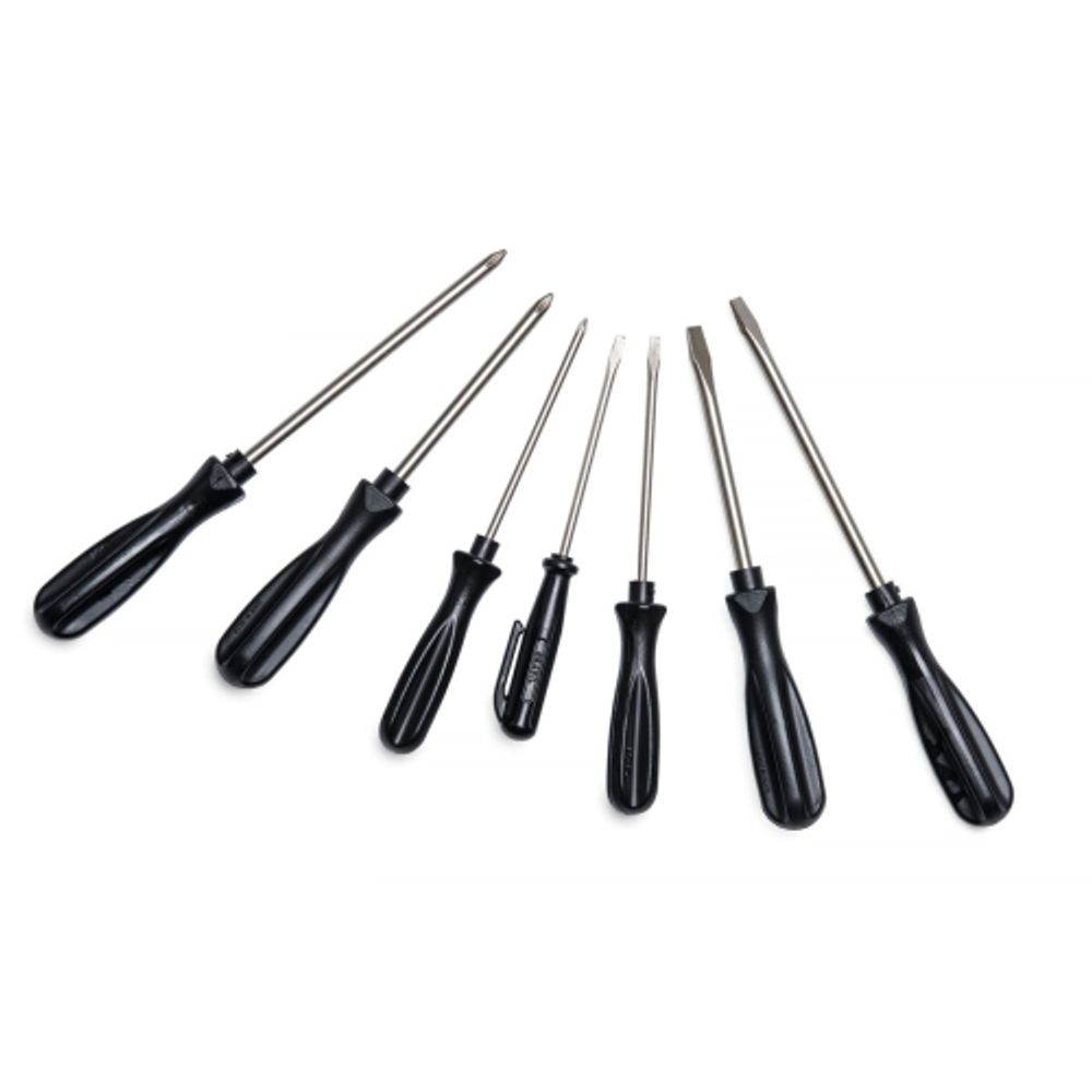 Набор отверток Tramontina MASTER 43408/115 крестовых и шлицевых 7 штук SL3x75,SL5x100,SL6x150,PH0x75,PH1x75,PH1x100 | Tramontina